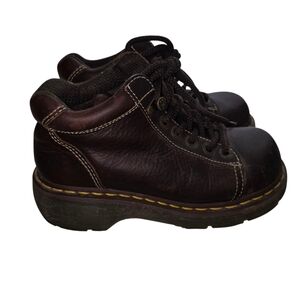 Dr Martens Brown Leather Boots